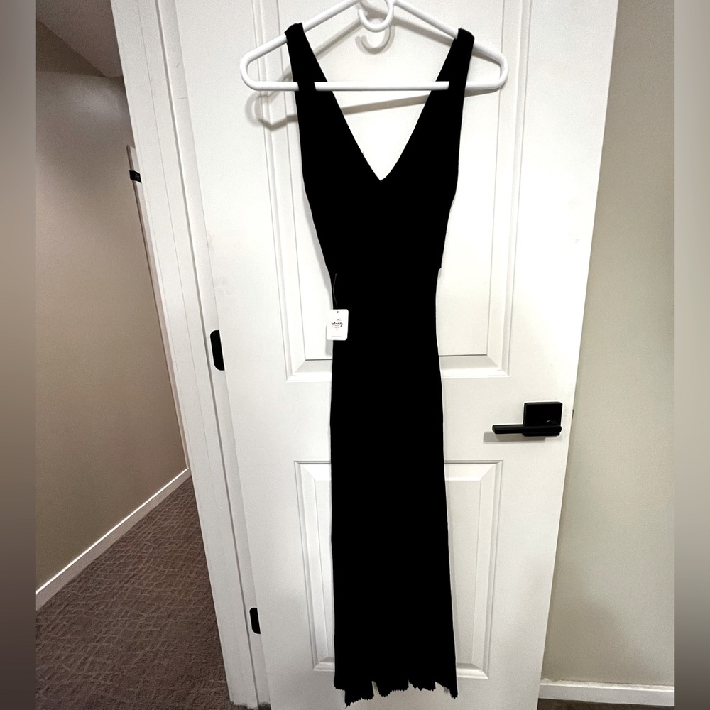 NWT Free People Sweet As Honey Slip Dress Black Size XS MSRP $98